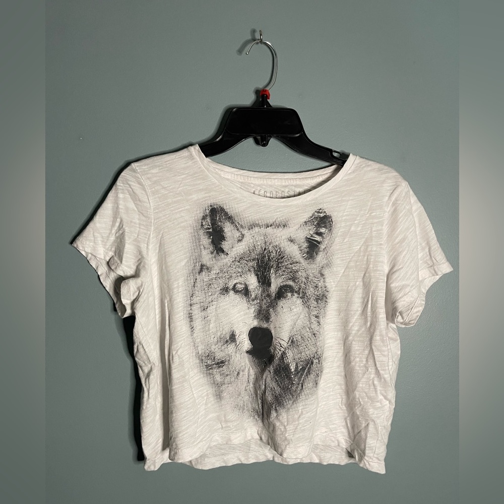 cropped T-shirt girls size large, brand Aeropostale